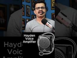 Voice Amplifier for Teachers | Hayden Voice Amplifier |Loud Speaker for Yoga Class|Classroom Speaker