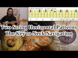 Unlock the Guitar Neck with Two String Patterns - Minor Pentatonic Navigation Lesson - Lead Guitar