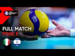Full Match | Italy vs. Israel - CEV U16 Volleyball European Championship 2025 Men | Pool E