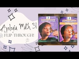 Apologia Exploring Creation with Mathematics Level 3! Flip-Through!