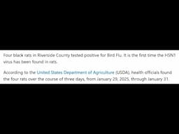 Avian Flu Afflicts Many Organisms