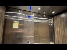 2024 TKE MRL Traction Elevator @ 300 W Tyler Street, Tampa FL, USA.