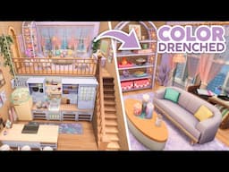 Lavender Color-Drenched Apartment // The Sims 4 Speed Build: Apartment Renovation