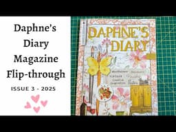 Daphne's Diary Magazine Flip Through - Issue 3 2025 + New In The Shop #papercrafts