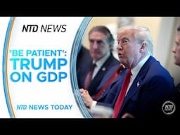 Trump Holds Cabinet Meeting Marking 100 Days in Office; US Economy Contracts in 1st Quarter