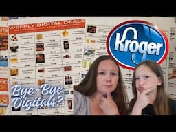 Couponing Chat: Kroger Making Digitals into PAPER COUPONS??? | What is happening & thoughts