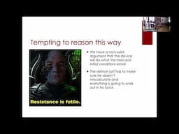 Laplace meets Godel: How Self reference Foils Prediction