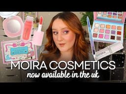 MOIRA COSMETICS IS NOW AVAILABLE IN THE UK! Haul & First Impression Review Cruelty Free *NEW* Makeup