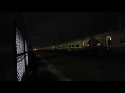 Parallel Race & Overtake Between An EMU Local And Haldibari-Kolkata Triweekly Intercity SF Express