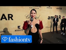 Maria Lisowska, Yulia Yanina, Michelle Rodriguez on the amfAR 2025 Red Carpet | FashionTV | FTV