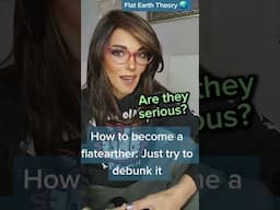 When You Find Out You're Not Smart Enough to Debunk Flat Earth #reaction #education #science