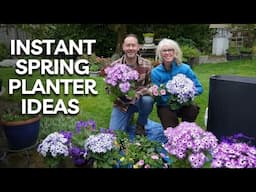 Make Beautiful Flower Planters For A Small Space #garden #smallspacegarden