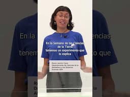Corrientes de densidad. Semana de la Ciencias de la Tierra en Exactas UBA