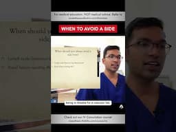 When to Avoid a Side | #shorts #ivcannulation #anesthesiology #nurse