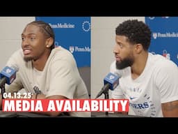 Philadelphia 76ers Exit Interviews | Tyrese Maxey and Paul George | 04.13.25