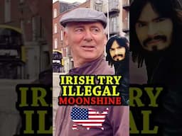 Irish People Try ILLEGAL American Moonshine For First Time @LeatherJacketGuy #Shorts