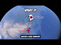 What if South Korea and Taiwan United A One Country | Country Comparison | Data Duck 2.o