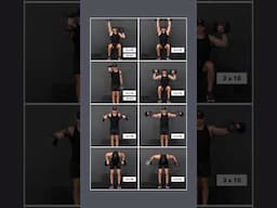 8 Shoulder Exercises with Dumbbells ONLY! #shoulderworkout