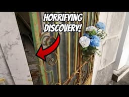 Creepy Window Graves With Exposed Bone Boxes 😲