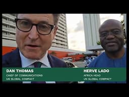 Dan Thomas interviews Herve Lado, Africa Head of the UN Global Compact