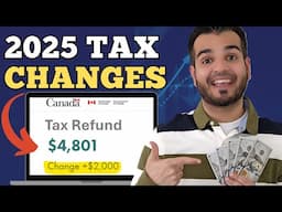 Canada Tax Changes 2025: What's New (Tax Brackets, RRSP, TFSA, RESP, CPP, EI, GST/HST Rebate)