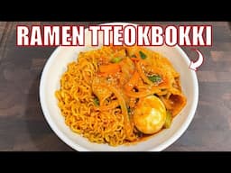 No Rice Cakes? No Problem! Try This Quick and Easy Ramen TTEOKBOKKI Recipe!🍜🔥😋