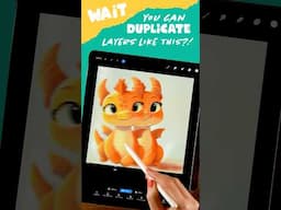 Duplicate Multiple Layers! #artwithflo #procreatetips