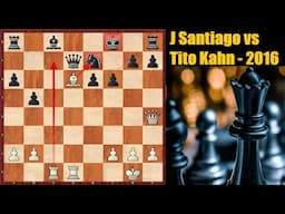 Epic Smith Morra Gambit: Santiago vs Kahn - Baku Olympiad (2016)