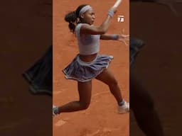 First Madrid SF mood 🔥😤 #cocogauff #tennis #madridopen #tennisplayer