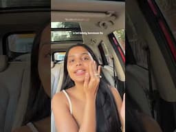 grwm in the car🎀⭐️🤍 #grwmmakeup #quickmakeup #pinterestaesthetic #ashortsaday