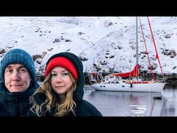Living 6 Months In the Ice In Greenland (First Winter Storm)