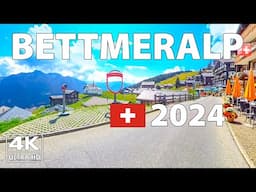 Bettmeralp, Switzerland Walking Tour ☀️ (4K Ultra HD) – With Captions