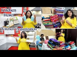 New Kitchen Organization | Home Shifting Work Started | Summer Deep Cleaning | Karthikha Channel #ad