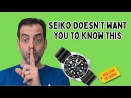 Seiko Doesn't Want You to Know This!