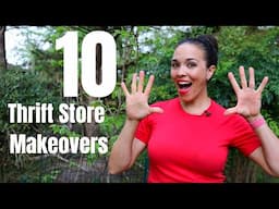 10 Thrift Store BEFORE and AFTER Makeovers! - Thrift Diving