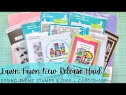Lawn Fawn NEW RELEASE Haul | Spring Theme 2025 | Card Making Craft Supply Haul