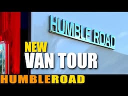 Hidden shower, indoor bike storage, airline cabinets, appliance garage, The She to Me Van Tour