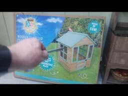 Wooden Cubby House From The Range - Unboxing Review and Build