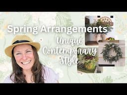 Creating Beautiful Greenery Arrangements for Spring & Summer | Timeless Contemporary Style