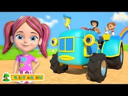 Wheels on the Bus and Vehicles Nursery Rhyme Song for Preschoolers