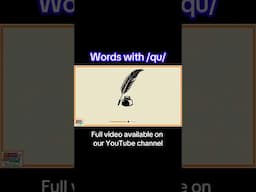 /qu/ words
