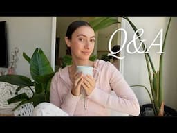 opening up & answering your questions (mental health, life changes, end of money videos? + more) Q&A