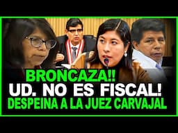 🔴AL ROJO VIVO! BETSY CHAVEZ PONE EN SU SITIO A JUEZA NORMA CARBAJAL POR CREERSE FISCAL