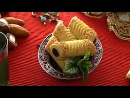 حلوة العيد مع ورشات #ليه #ليه 😍✨🌙وصفة النقاش 😋💯 ناجحة  يجي بنين و يذوب في الفم 👌