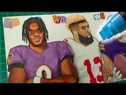 Drawing MOST AURA NFL Lineup! 🏉✨