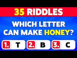 Only a Genius Can Solve These Riddles | 35 Tricky Riddles That'll Stretch Your Brain