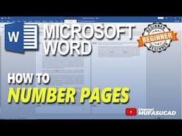 In Word How To Number Pages