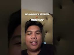 Ang pagbabalik ni Boss Aypon. Abangan. Boss Aypon Returns 💥