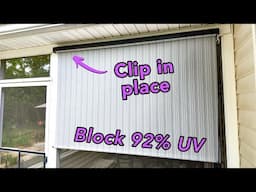 Installing Costco Koolspot Sun Shade on My Porch