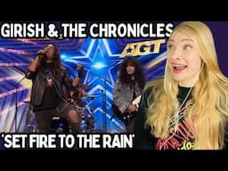 Vocal Coach Reacts: Girish And The Chronicles 'Set Fire To The Rain' Adele - Amazing AGT Audition!
